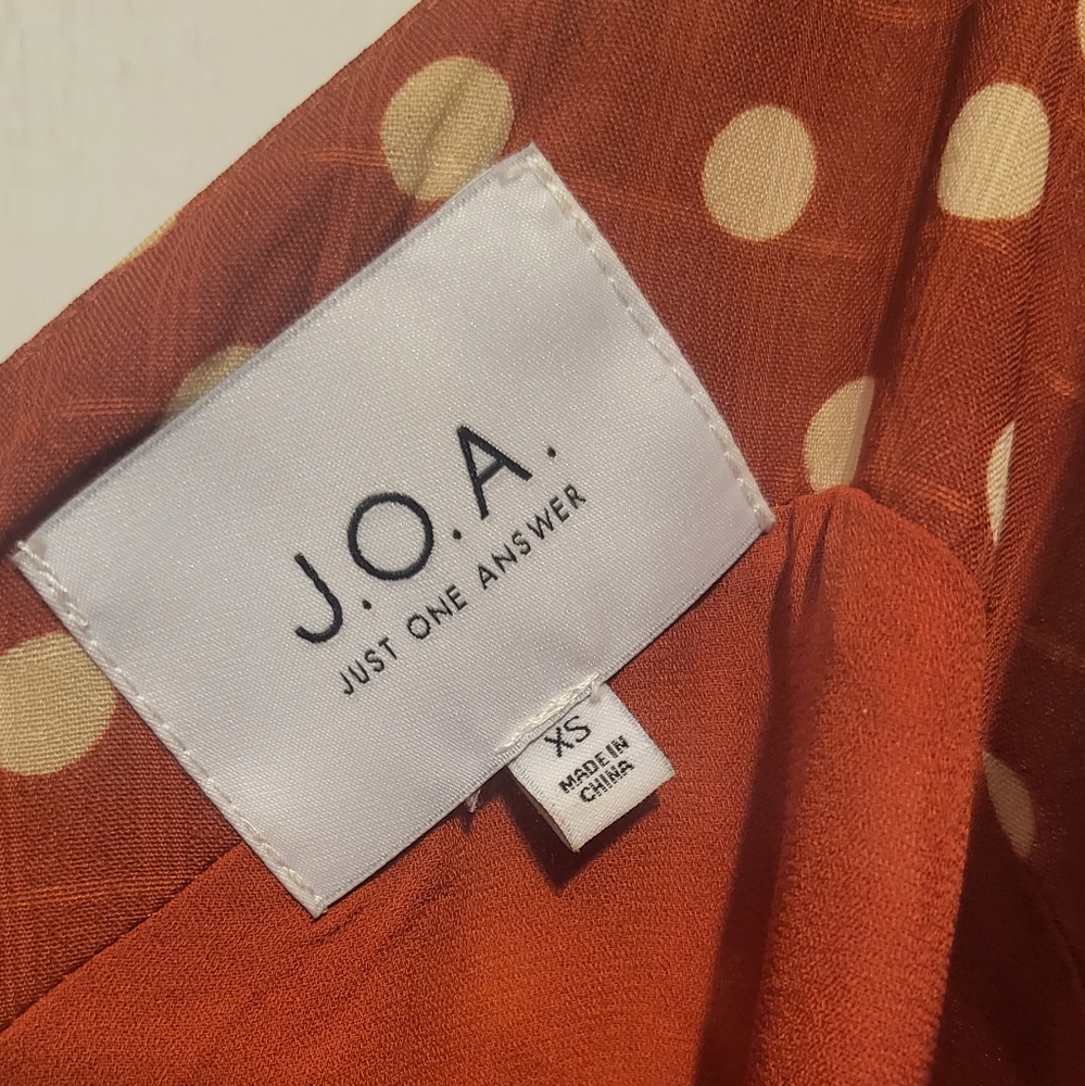 J.O.A. Ruffled Midi Wrap Dress - Picture 9 of 10